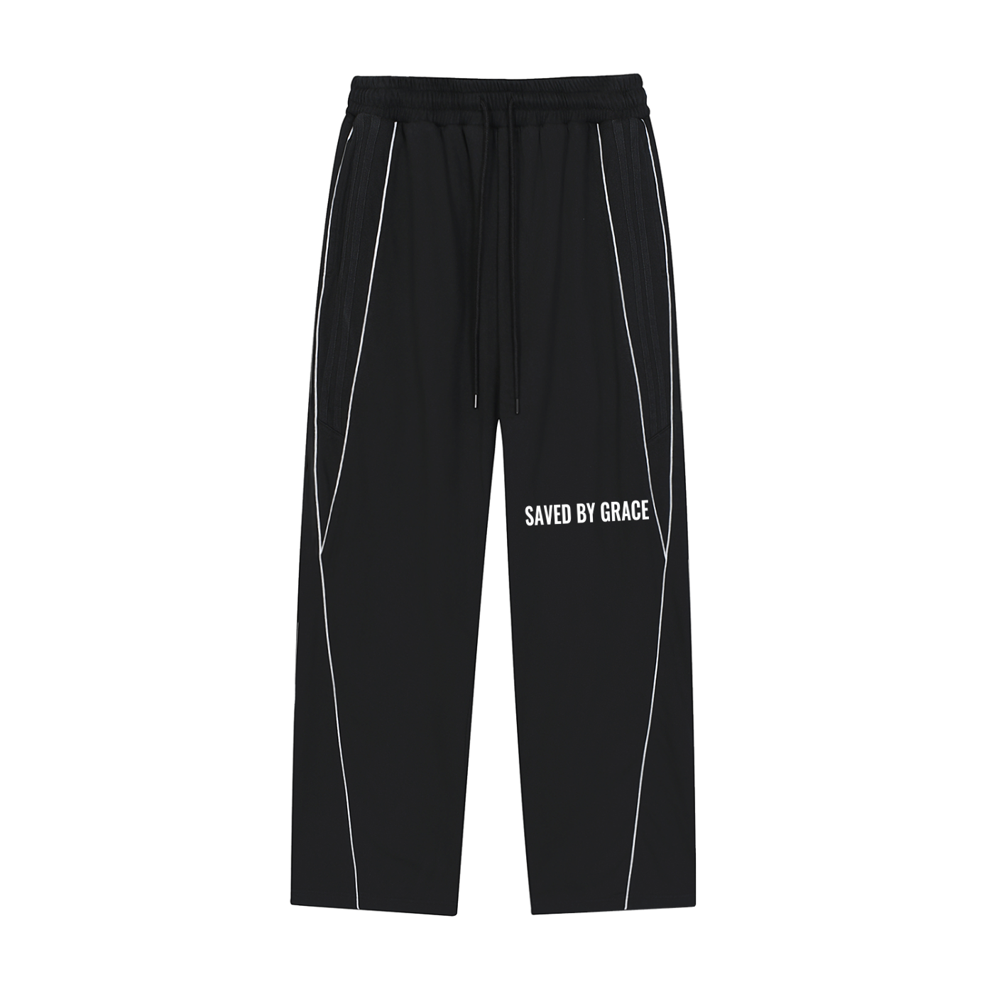 Reflection Striped Straight-Leg Sweatpants
